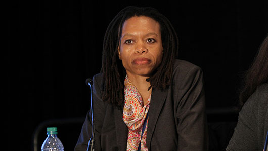 Pamela Collins, en la CROI 2017. Créditos de la foto: Robb Cohen Photography & Video